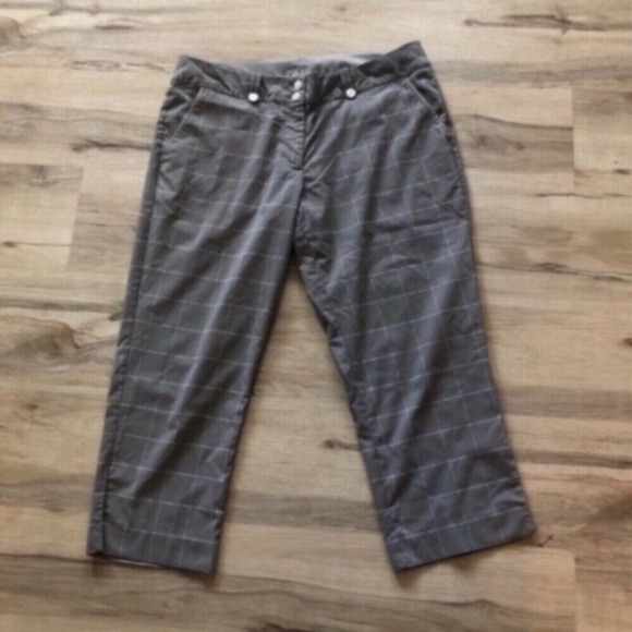 Nike Gray Checkered Women's Pants - Picture 2 of 8